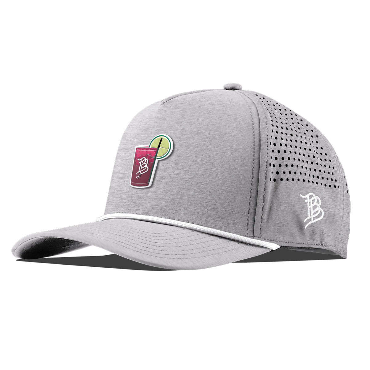 Transfusion Curved 5 Panel Rope Heather Gray