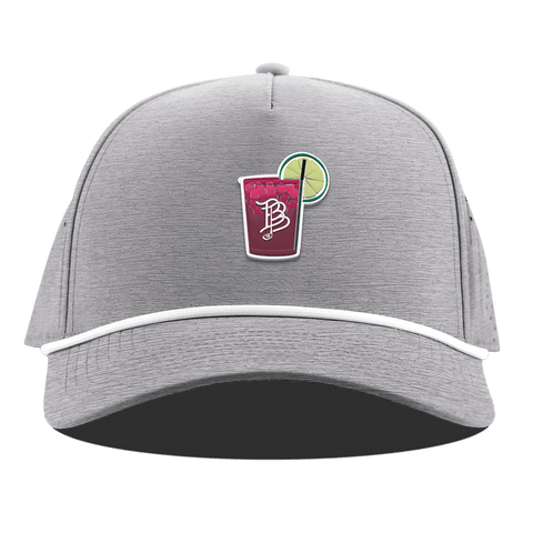 Transfusion Curved 5 Panel Rope Heather Gray