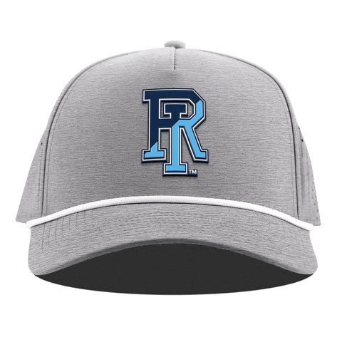 University of Rhode Island "URI Team Logo" Curved 5 Panel Rope Heather Gray