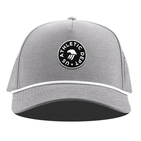 Eagle Athletic Curved 5 Panel Rope Heather Gray