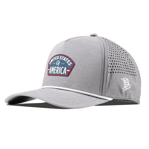 United States of America Badge Curved 5 Panel Rope