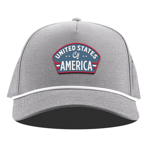 United States of America Badge Curved 5 Panel Rope