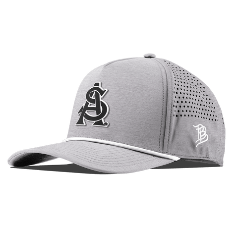 Arizona State University "Vintage ASU Team Logo" Curved 5 Panel Rope Heather Gray