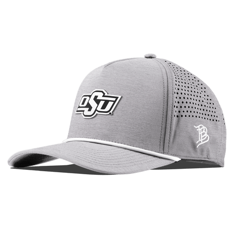 Oklahoma State University "Vintage OSU Team Logo" Curved 5 Panel Rope Heather Gray