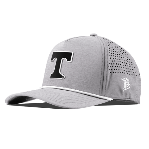 University of Tennessee "Vintage Tennessee Block" Curved 5 Panel Rope Heather Gray
