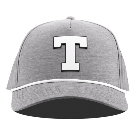 University of Texas "Vintage Texas Team Logo" Curved 5 Panel Rope Heather Gray