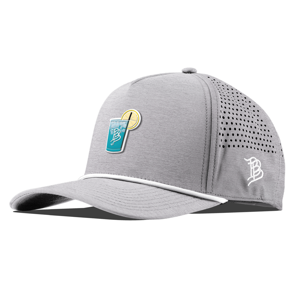 Water Hazard Curved 5 Panel Rope Heather Gray