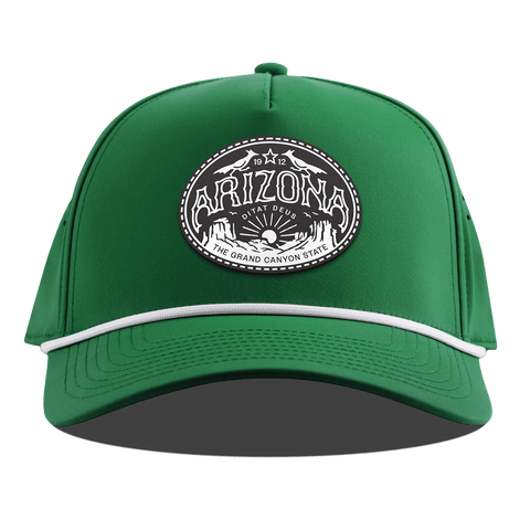 Arizona Traveler Curved 5 Panel Rope Kelly Green