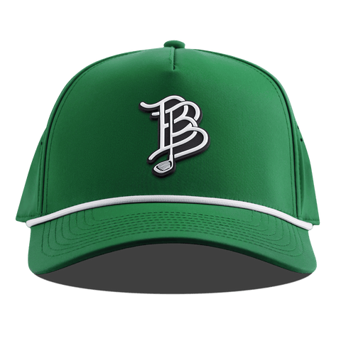 BB Golf Cutout PVC Curved 5 Panel Rope Kelly Green