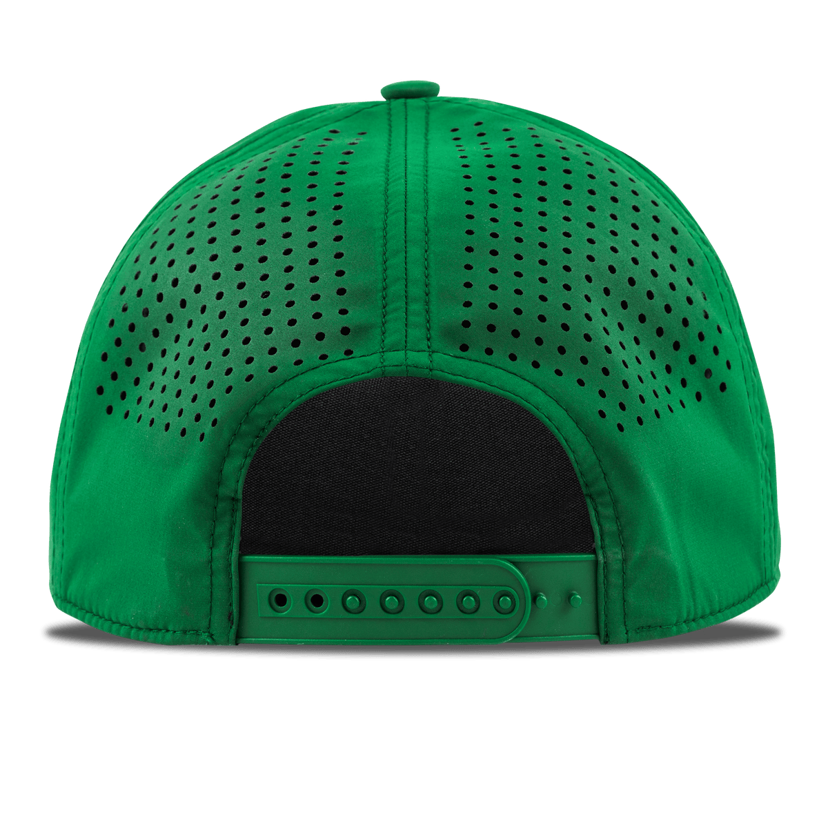 Mom Script Curved 5 Panel Rope Back Kelly Green/White