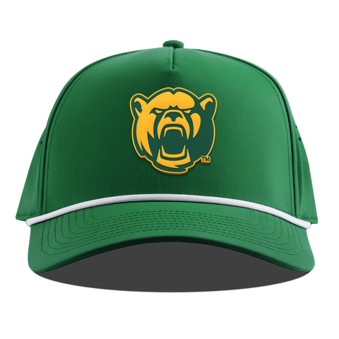 Baylor University "Baylor Bear" Curved 5 Panel Rope Kelly Green