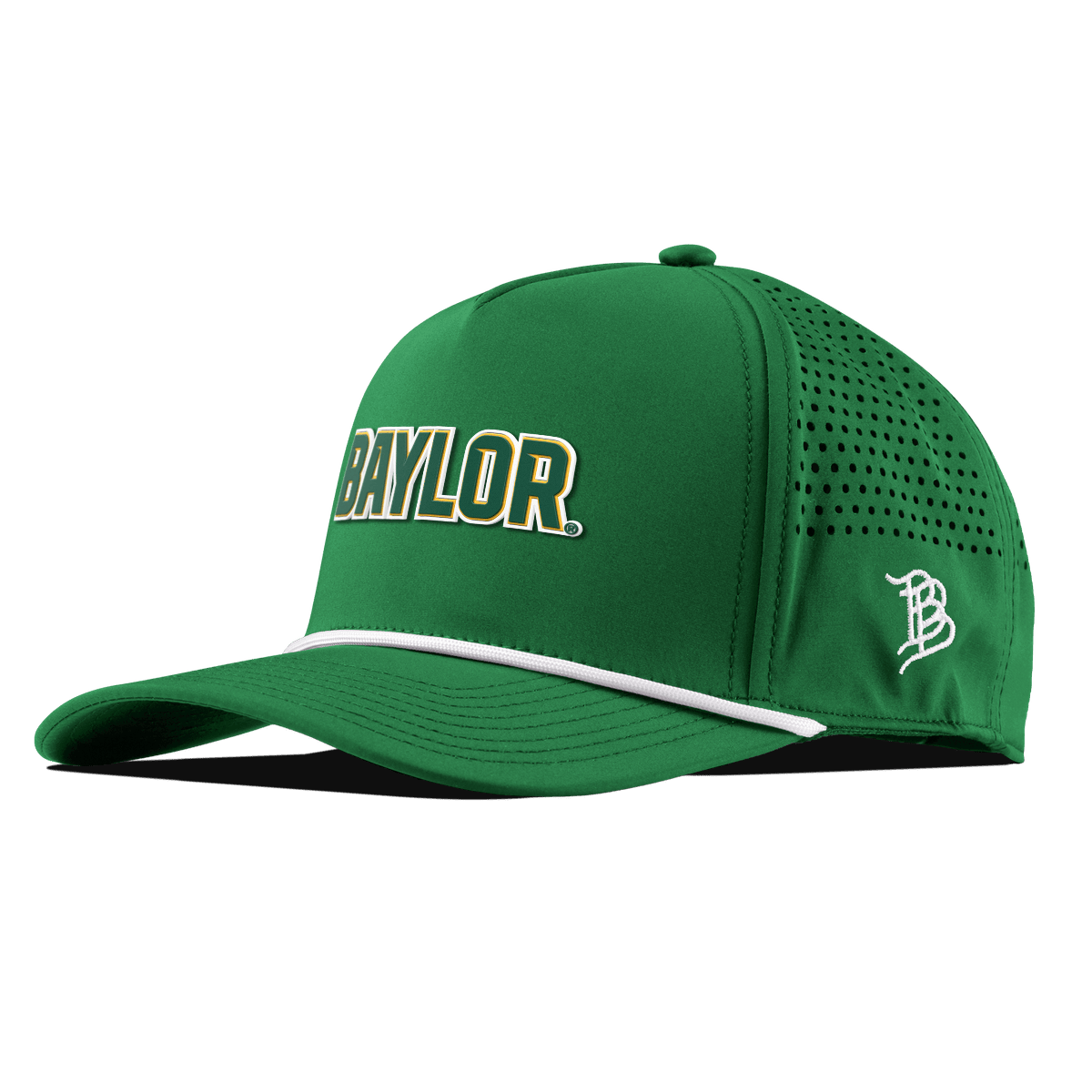 Baylor University "Baylor Block" Curved 5 Panel Rope Kelly Green