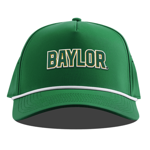 Baylor University "Baylor Block" Curved 5 Panel Rope Kelly Green
