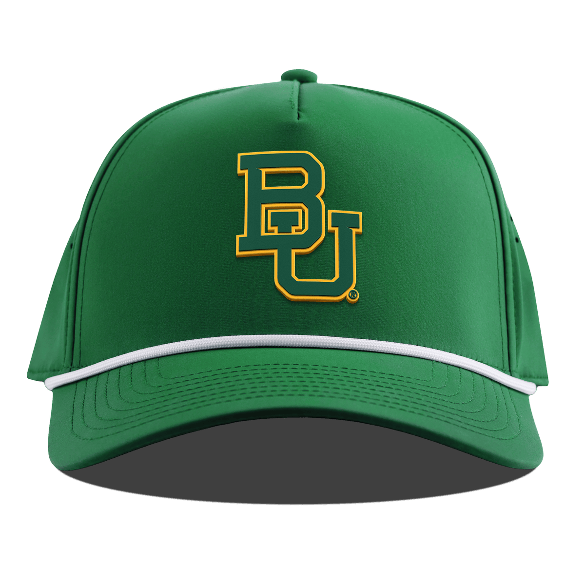 Baylor University "Baylor Team Logo" Curved 5 Panel Rope Kelly Green