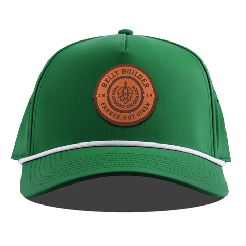 Belly Builder Curved 5 Panel Rope Kelly Green