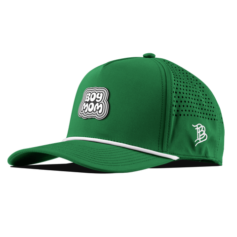 Boy Mom Curved 5 Panel Rope Back Kelly Green