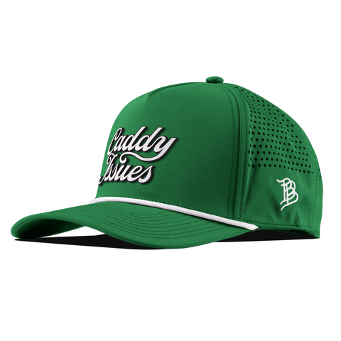 Caddy Issues Curved 5 Panel Rope Kelly Green/White