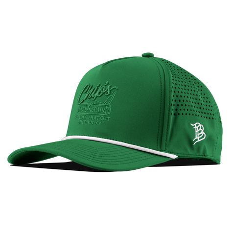 Chip's Club Repair Curved 5 Panel Rope Kelly Green