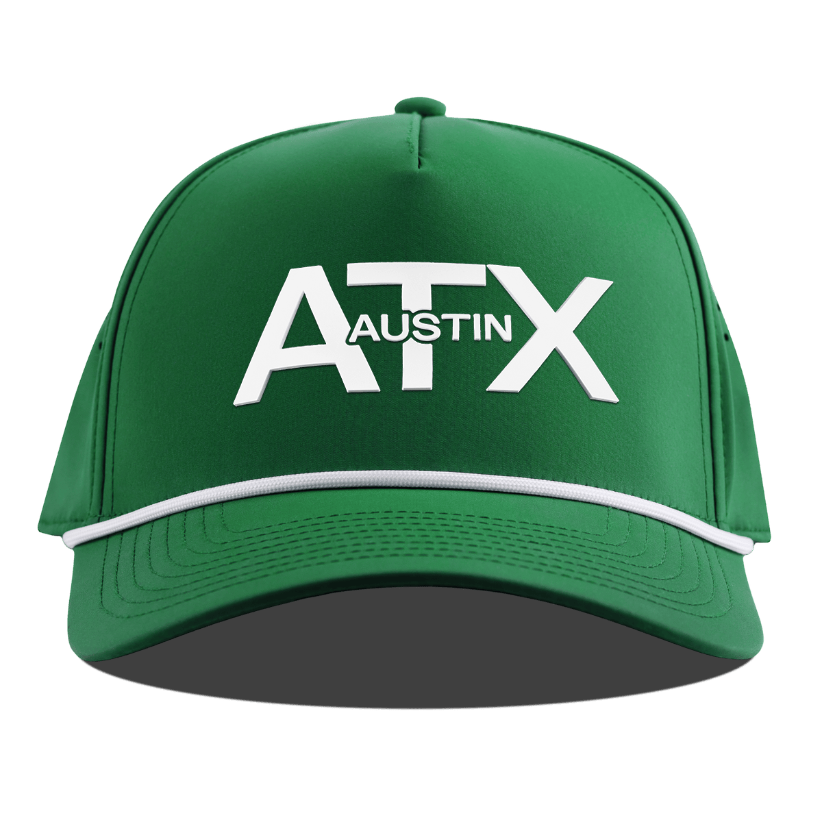 City Block Austin Curved 5 Panel Rope Kelly Green