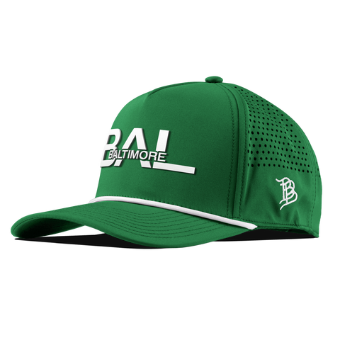 City Block Baltimore Curved 5 Panel Rope Kelly Green