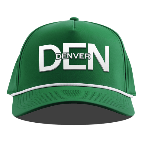 City Block Denver Curved 5 Panel Rope Kelly Green