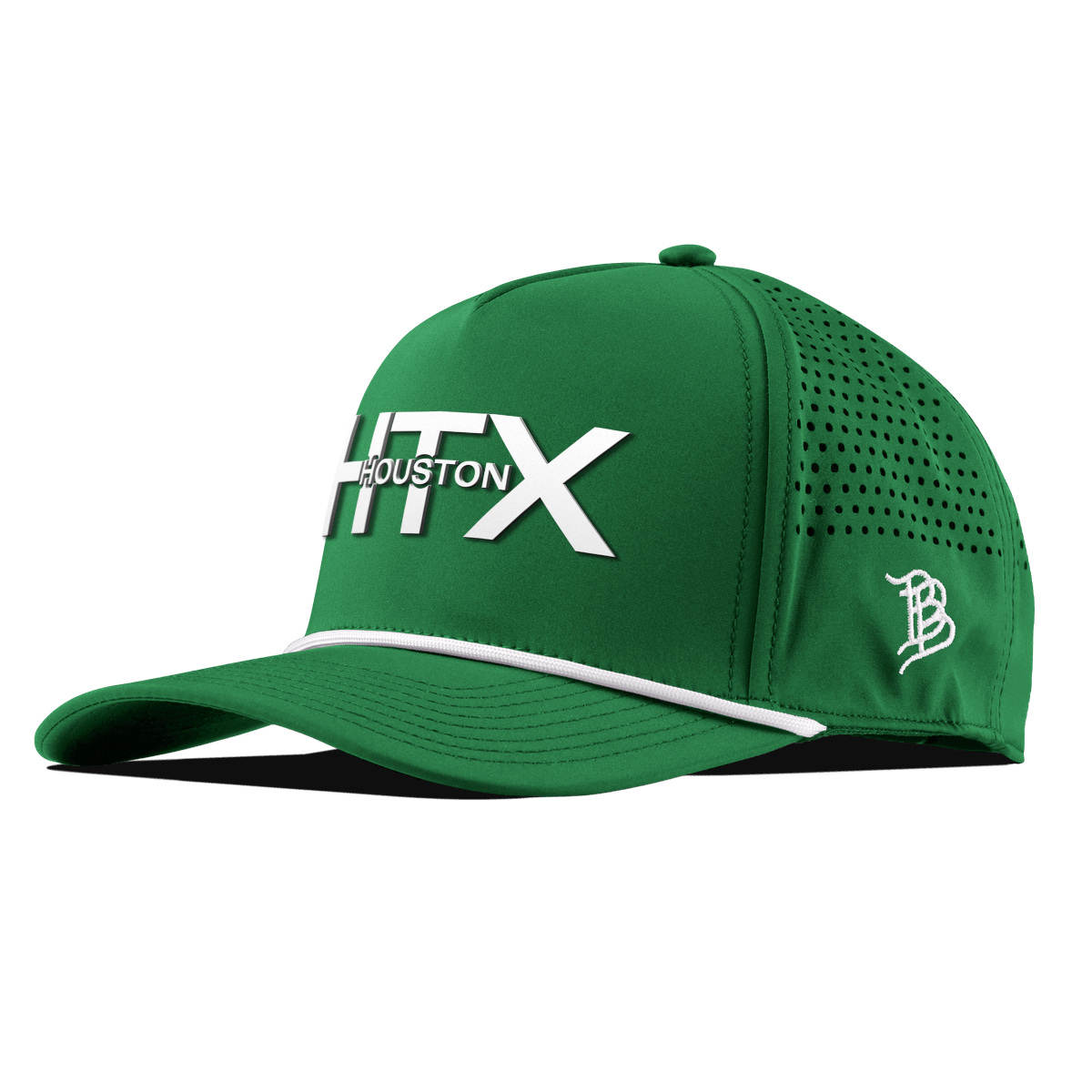City Block Houston (HTX) Curved 5 Panel Rope Kelly Green