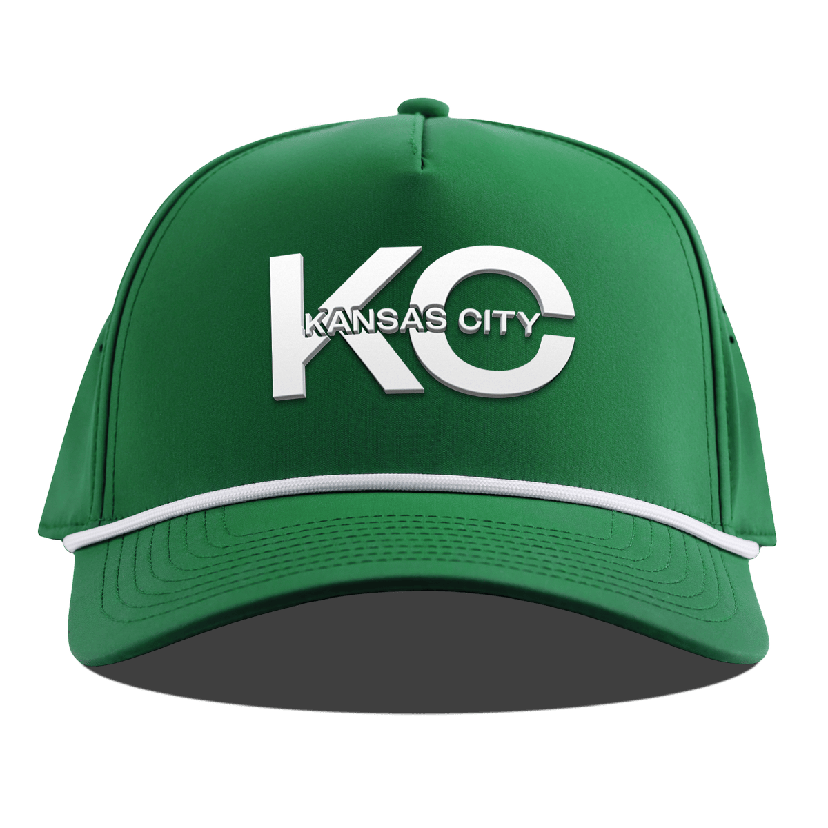 City Block Kansas City Curved 5 Panel Rope Kelly Green
