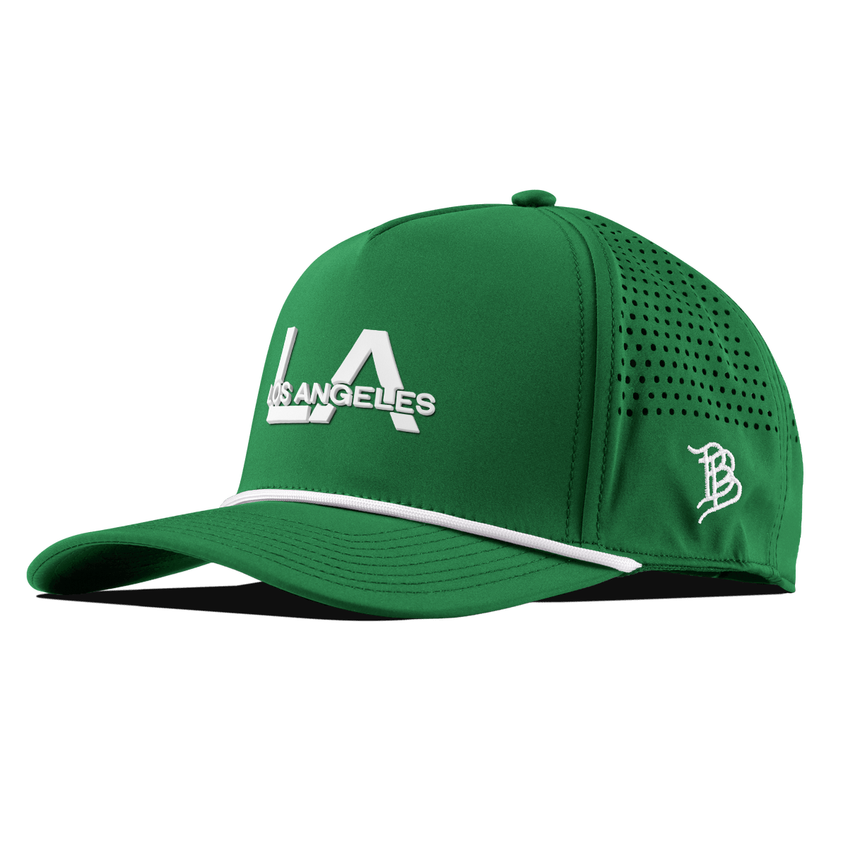 City Block Los Angeles Curved 5 Panel Rope Kelly Green