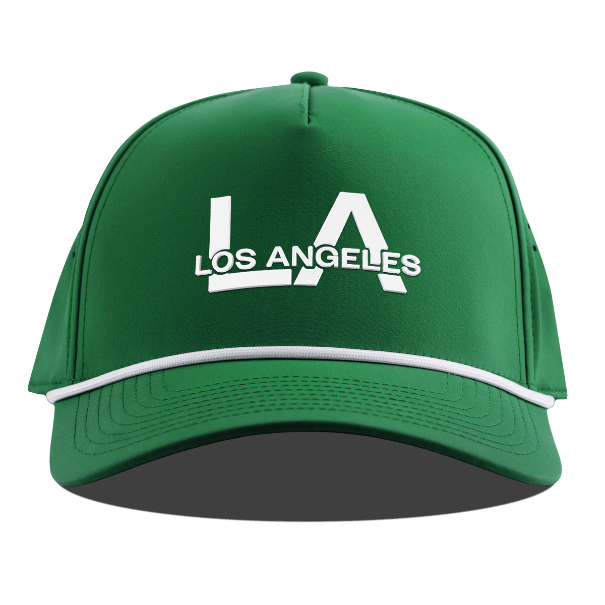 City Block Los Angeles Curved 5 Panel Rope Kelly Green