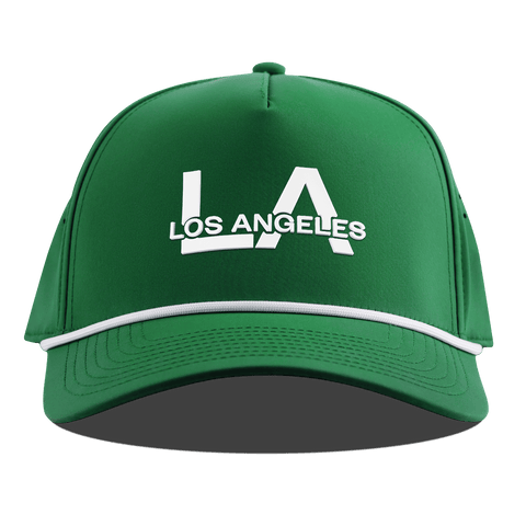 City Block Los Angeles Curved 5 Panel Rope Kelly Green