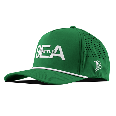 City Block Seattle Curved 5 Panel Rope Kelly Green