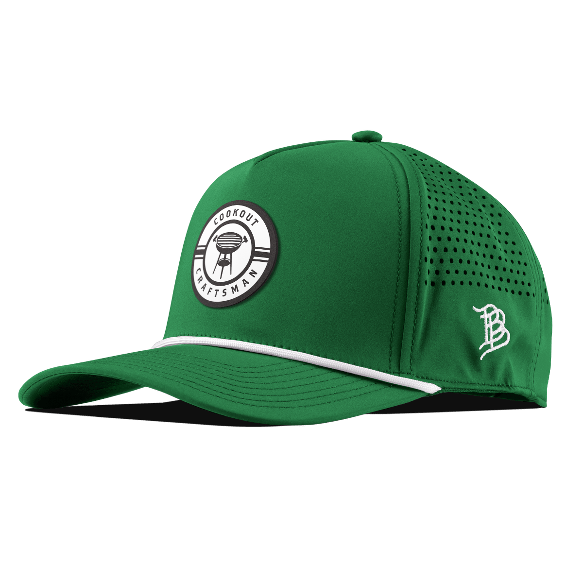 Cookout Craftsman Curved 5 Panel Rope Kelly Green