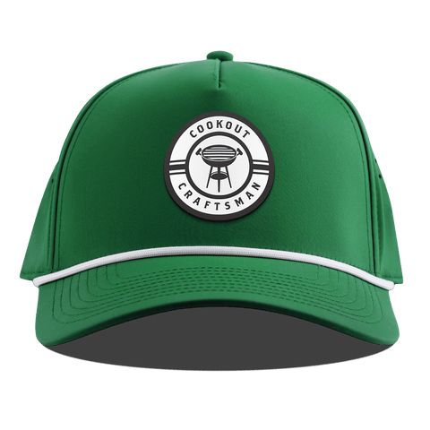 Cookout Craftsman Curved 5 Panel Rope Kelly Green