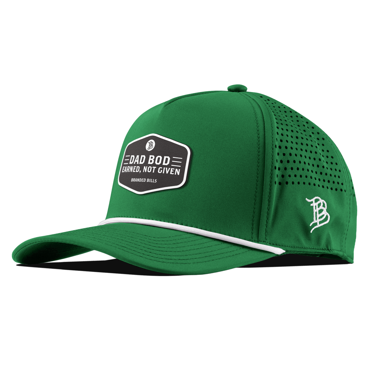 Dad Bod Curved 5 Panel Rope Kelly Green