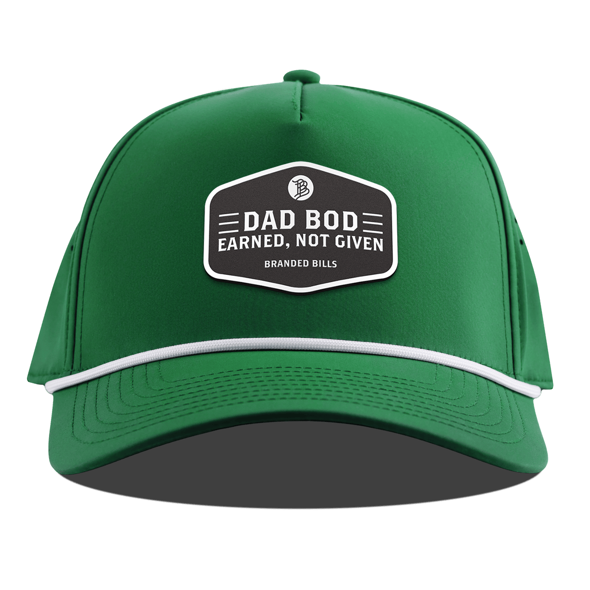 Dad Bod Curved 5 Panel Rope Kelly Green