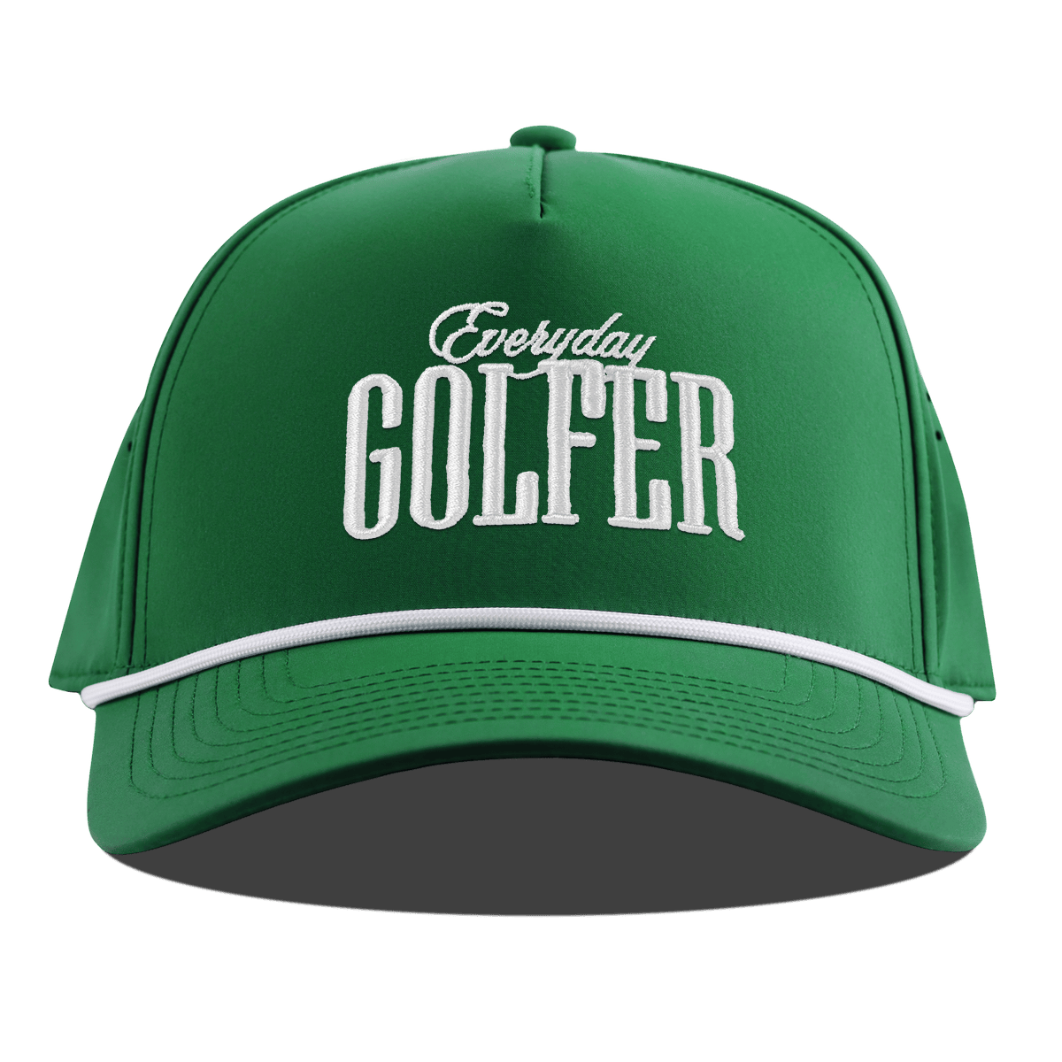 Everyday Golfer Curved 5 Panel Rope Kelly Green