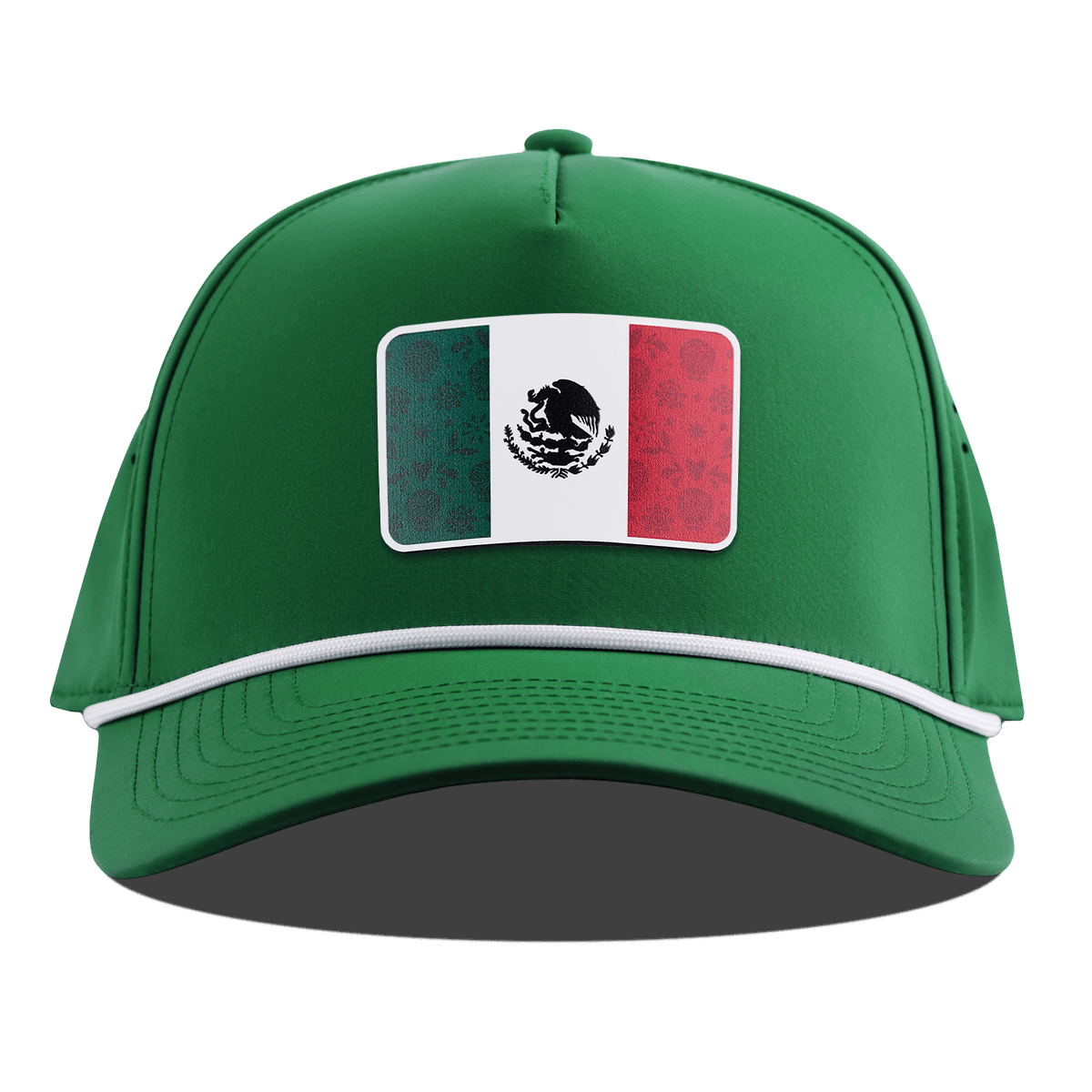 Fiesta Flag Curved 5 Panel Rope Kelly Green
