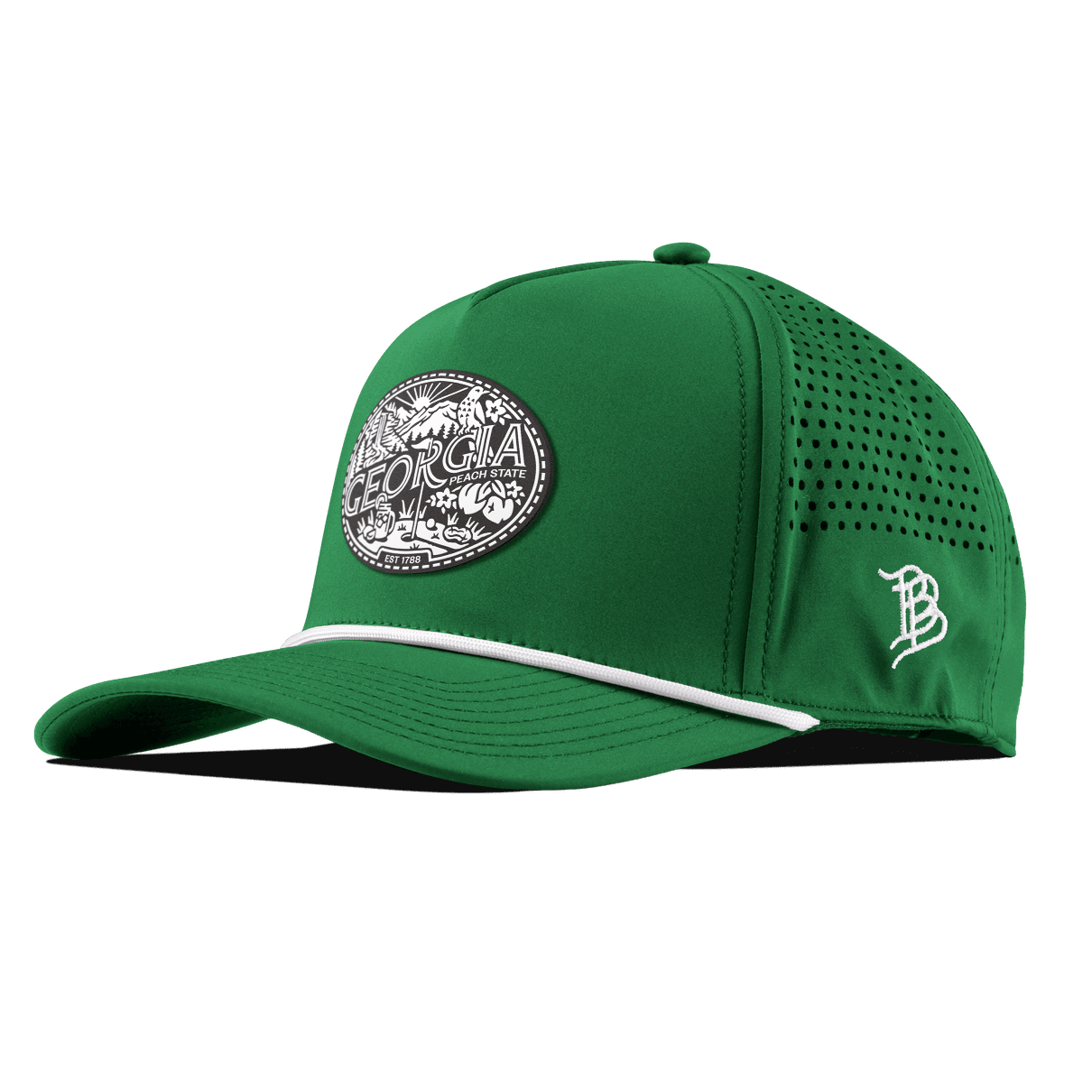 Georgia Traveler Curved 5 Panel Rope Kelly Green