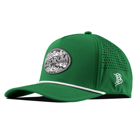 Georgia Traveler Curved 5 Panel Rope Kelly Green