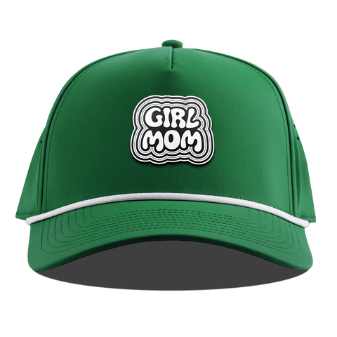 Girl Mom Curved 5 Panel Rope Kelly Green