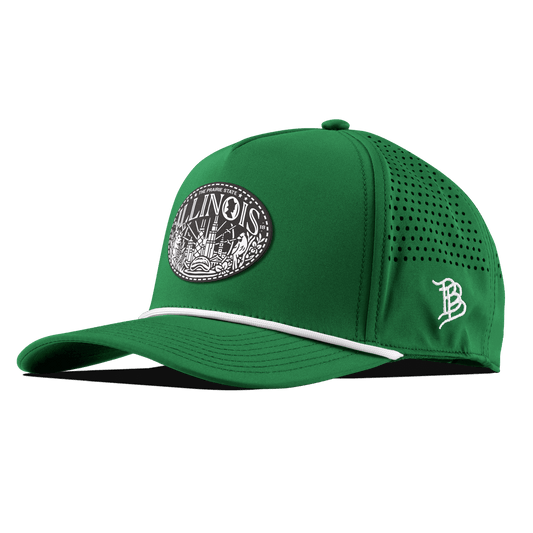 Illinois Traveler Curved 5 Panel Rope Kelly Green