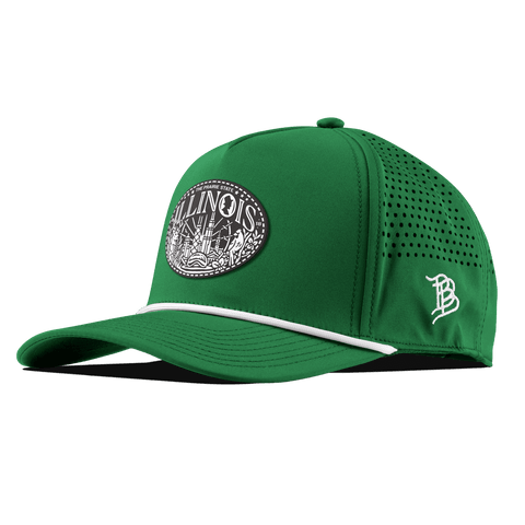 Illinois Traveler Curved 5 Panel Rope Kelly Green