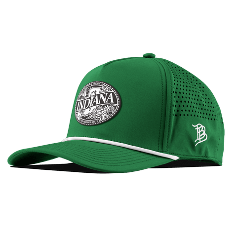 Indiana Traveler Curved 5 Panel Rope Kelly Green
