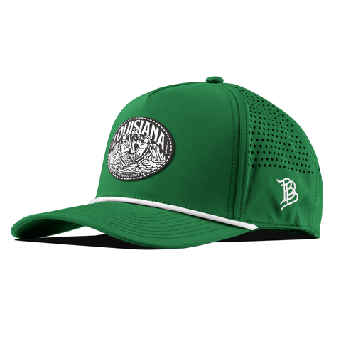Louisiana Traveler Curved 5 Panel Rope Kelly Green