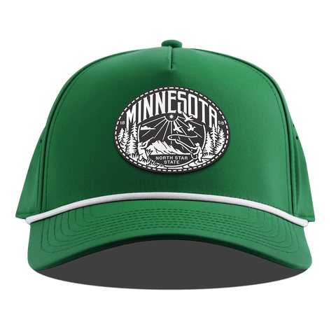 Minnesota Traveler Curved 5 Panel Rope Kelly Green