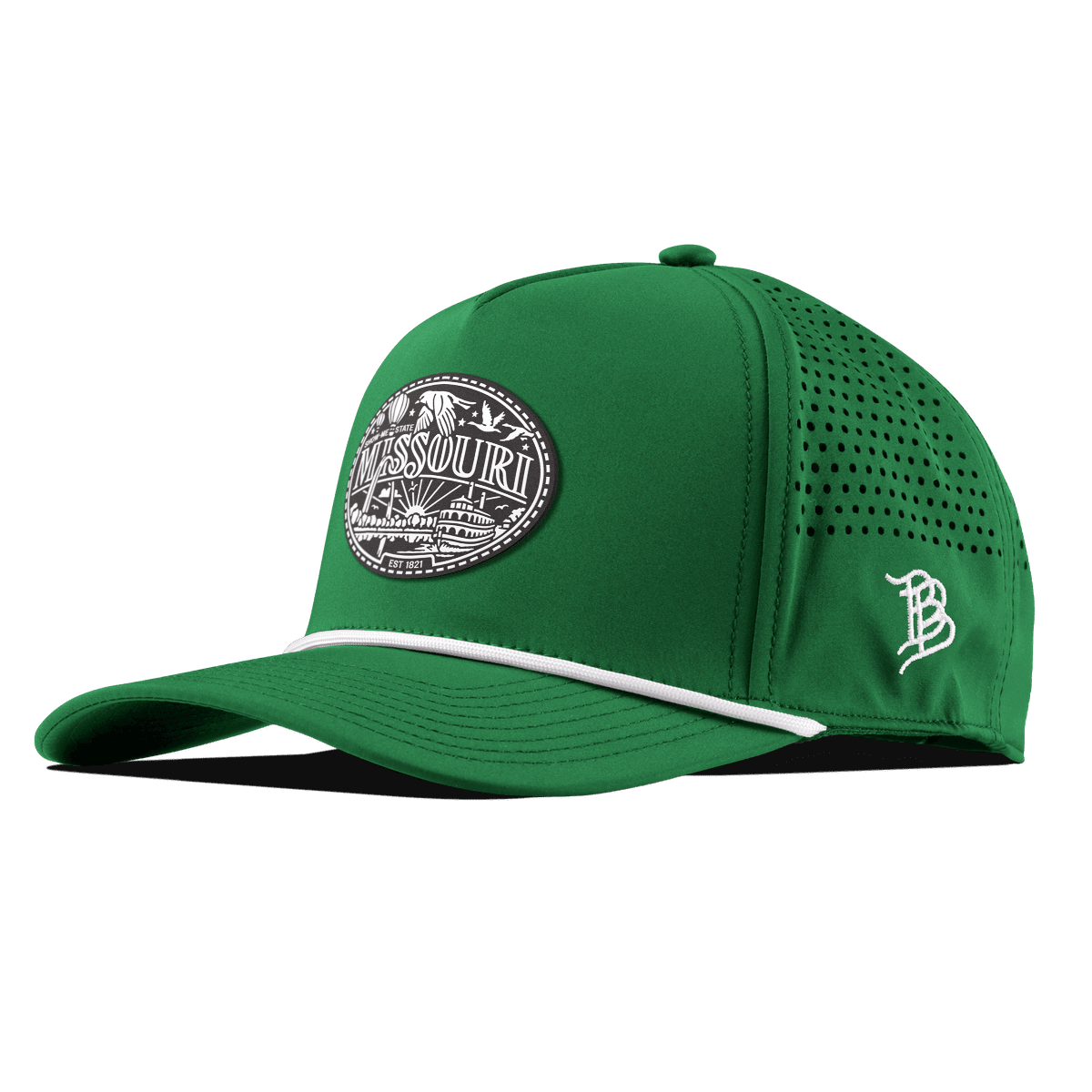 Missouri Traveler Curved 5 Panel Rope Kelly Green