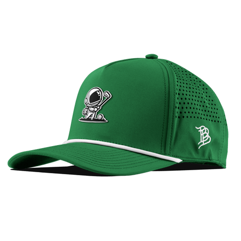 Moon Shot Curved 5 Panel Rope Back Kelly Green