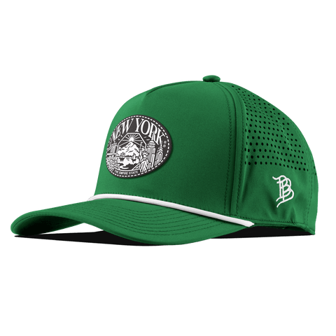 New York Traveler Curved 5 Panel Rope Kelly Green