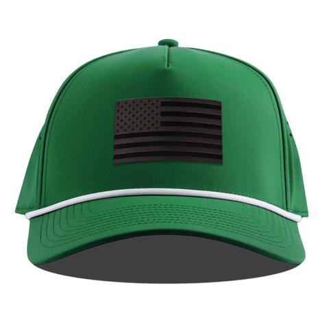 Old Glory Midnight Curved 5 Panel Rope Kelly Green