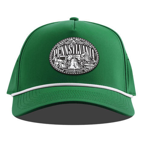 Pennsylvania Traveler Curved 5 Panel Rope Kelly Green